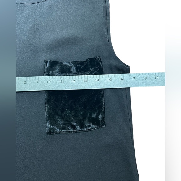 NWT A.L.C Silk Cami w/ Velvet Pocket. Sz 2 Small - Picture 3 of 6